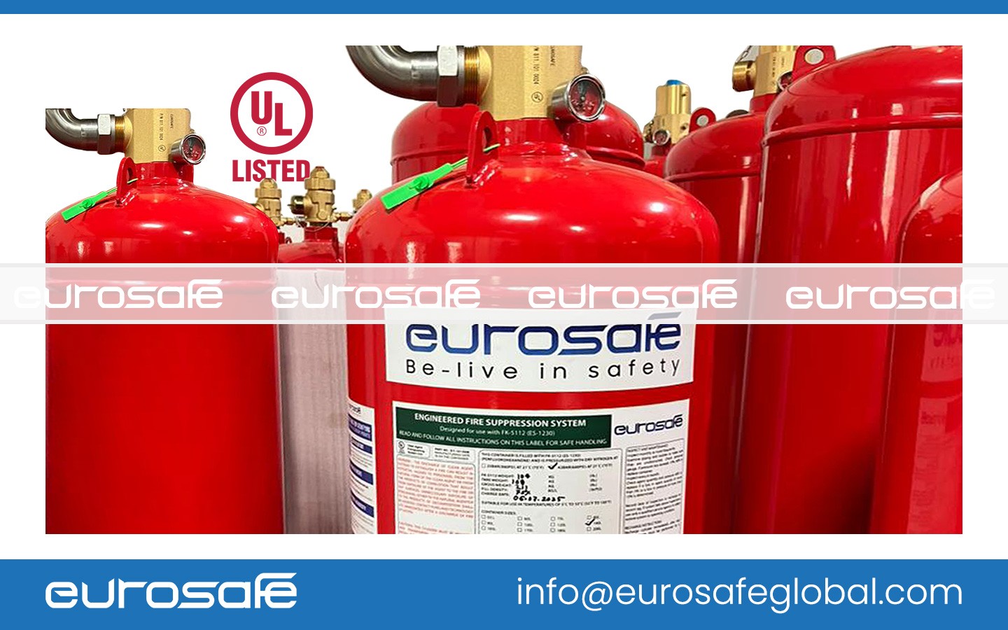 fk-5-1-12 clean agent extinguishing system UL Listed