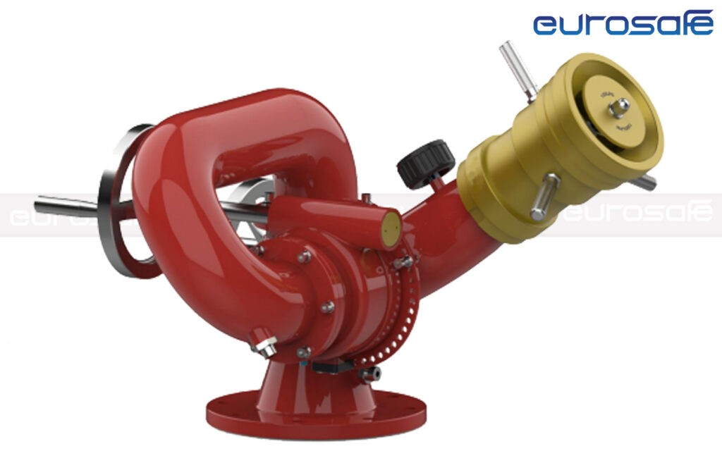 Manual Operated Industrial Monitor DN65 GEAR CONTROLLED FIRE MONITOR ES0304 ES03 Description Page